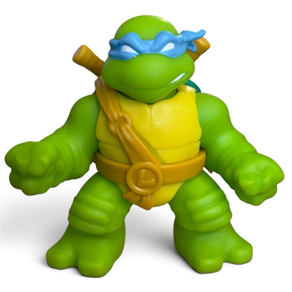 Heroes of Goo Jit Zu TMNT Leonardo Action Figure Ninja Turtles Squishy 4.5" Toy